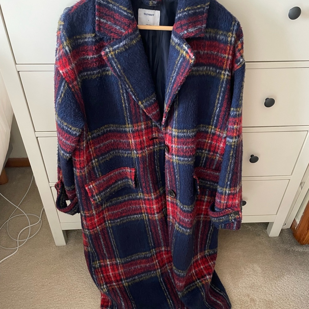 Old Navy Plaid Coat